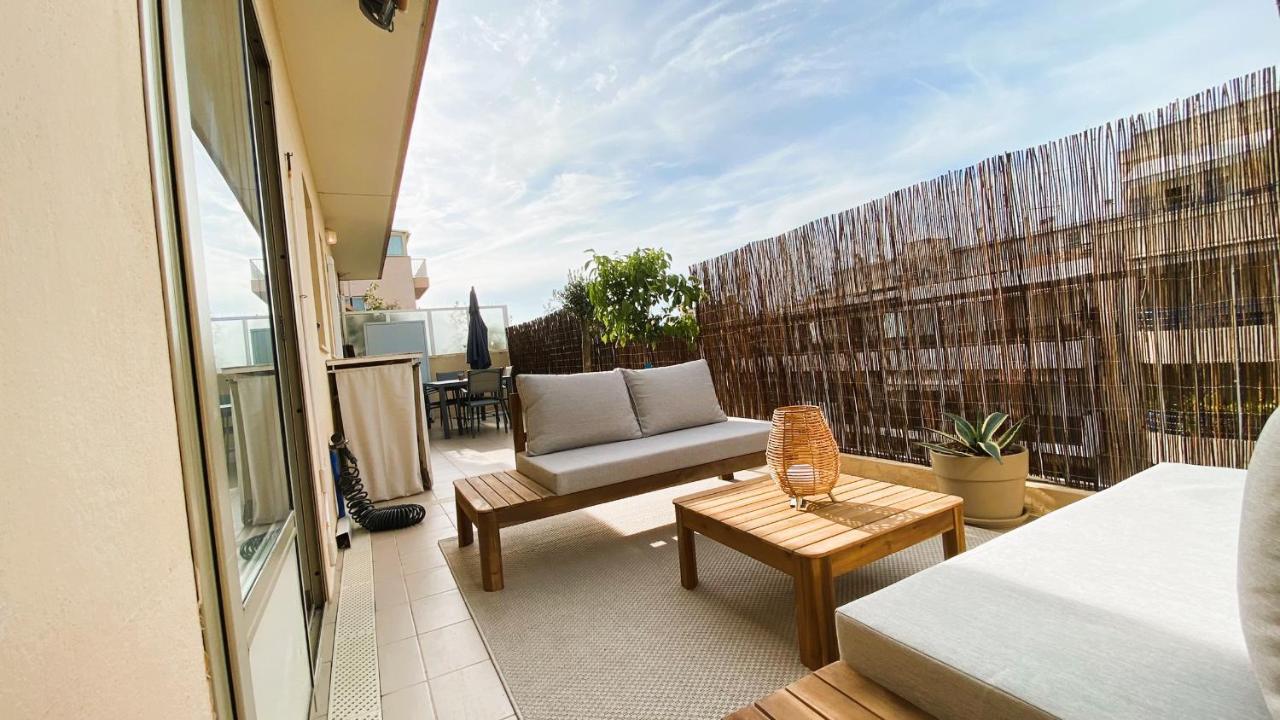 Appartement La Terrasse de la plage, Moderne, équipé, Lumineux à Antibes Extérieur photo