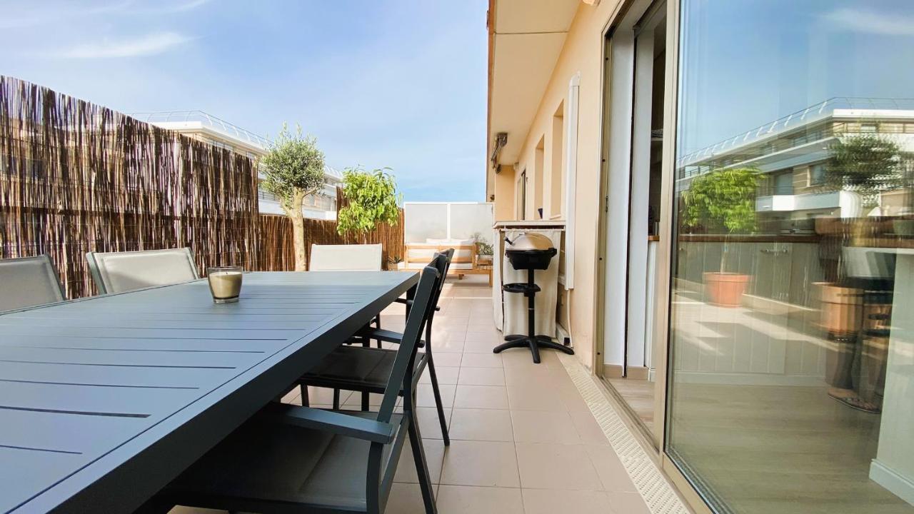 Appartement La Terrasse de la plage, Moderne, équipé, Lumineux à Antibes Extérieur photo